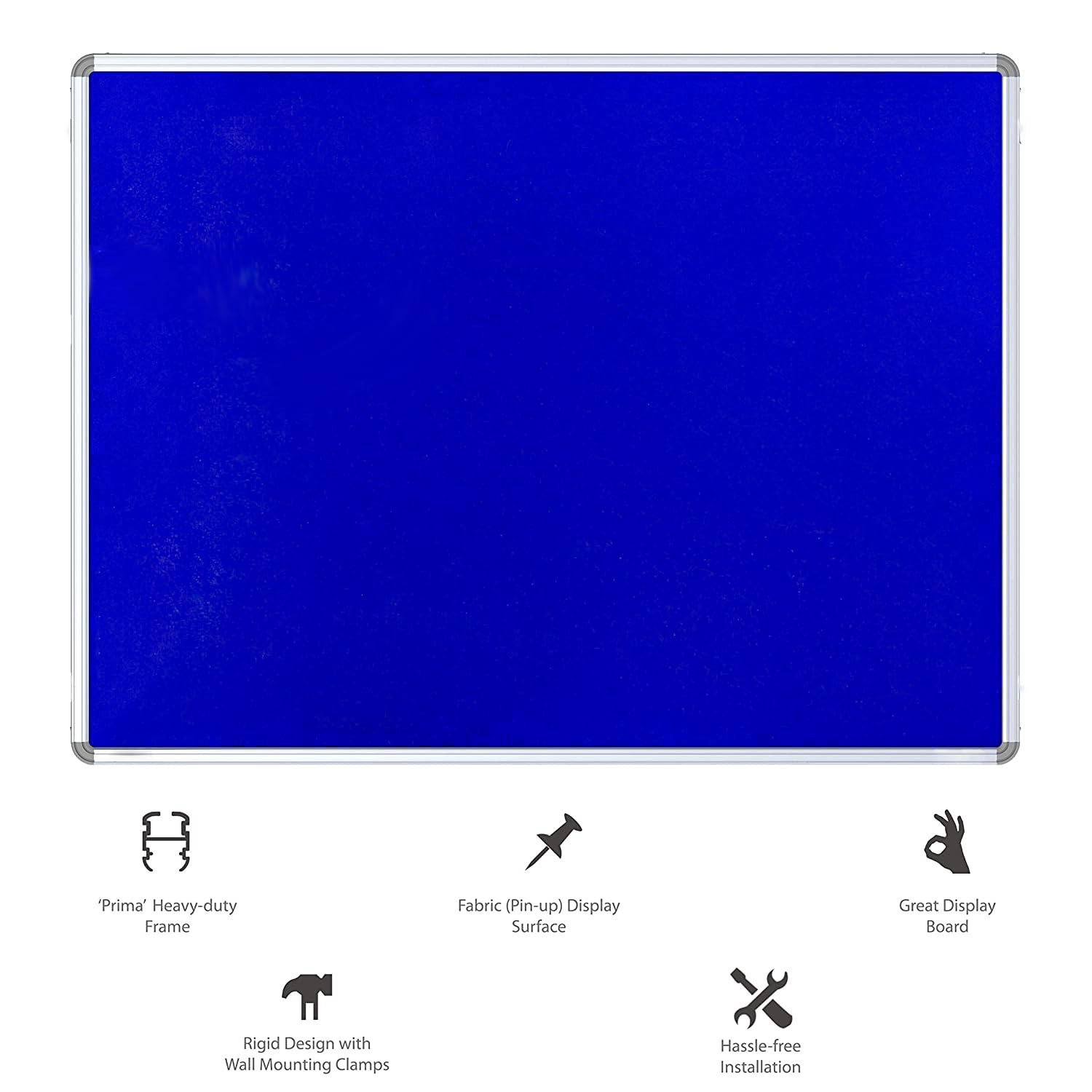 Kuber Industries- Pin-Up Board- 1.5 x 2 Feet (Blue)