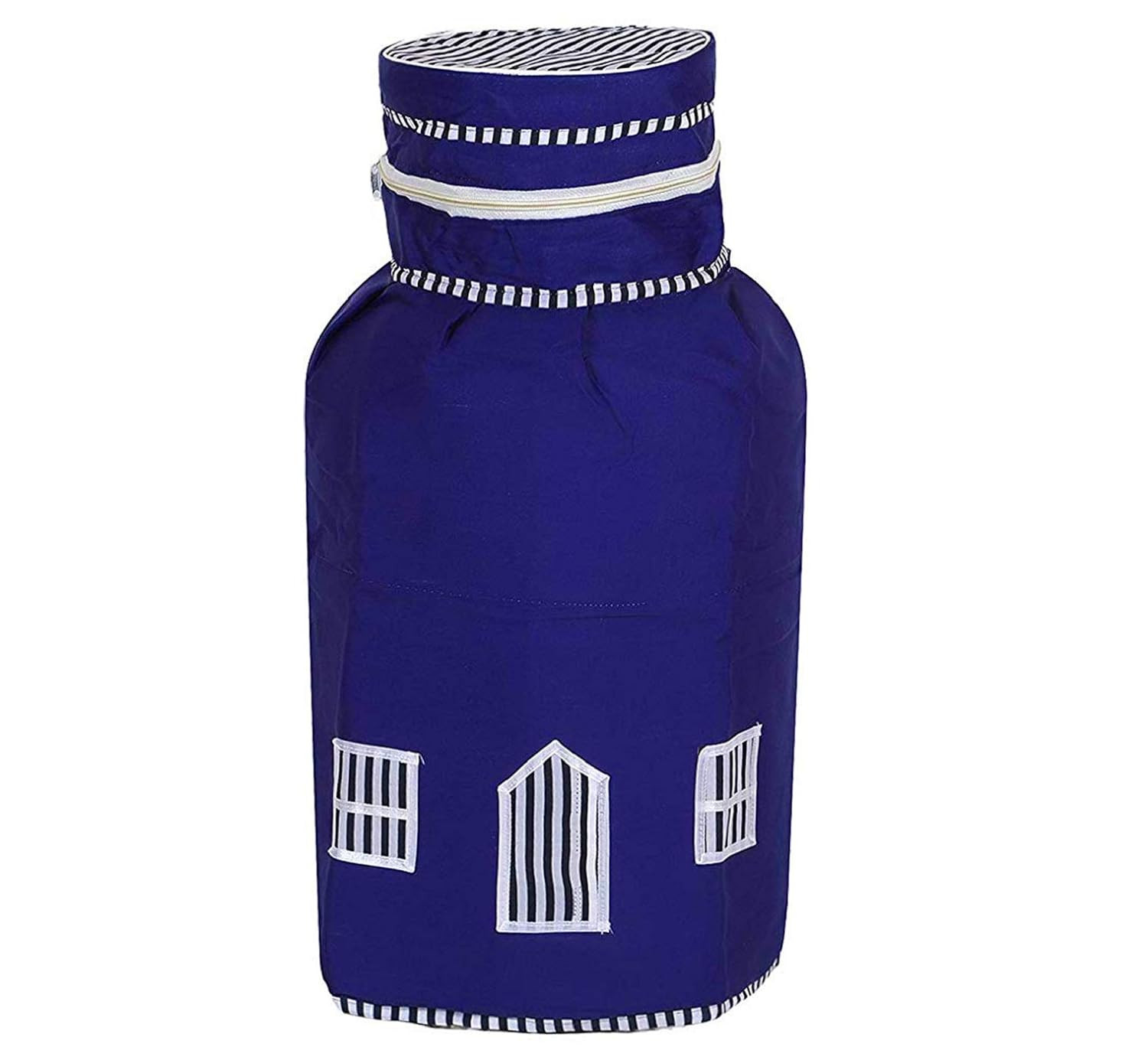 Kuber Industries 2 Pieces Cotton Dust-Water Proof LPG Gas Cylinder Cover (Red & Blue) - CTKTC40754