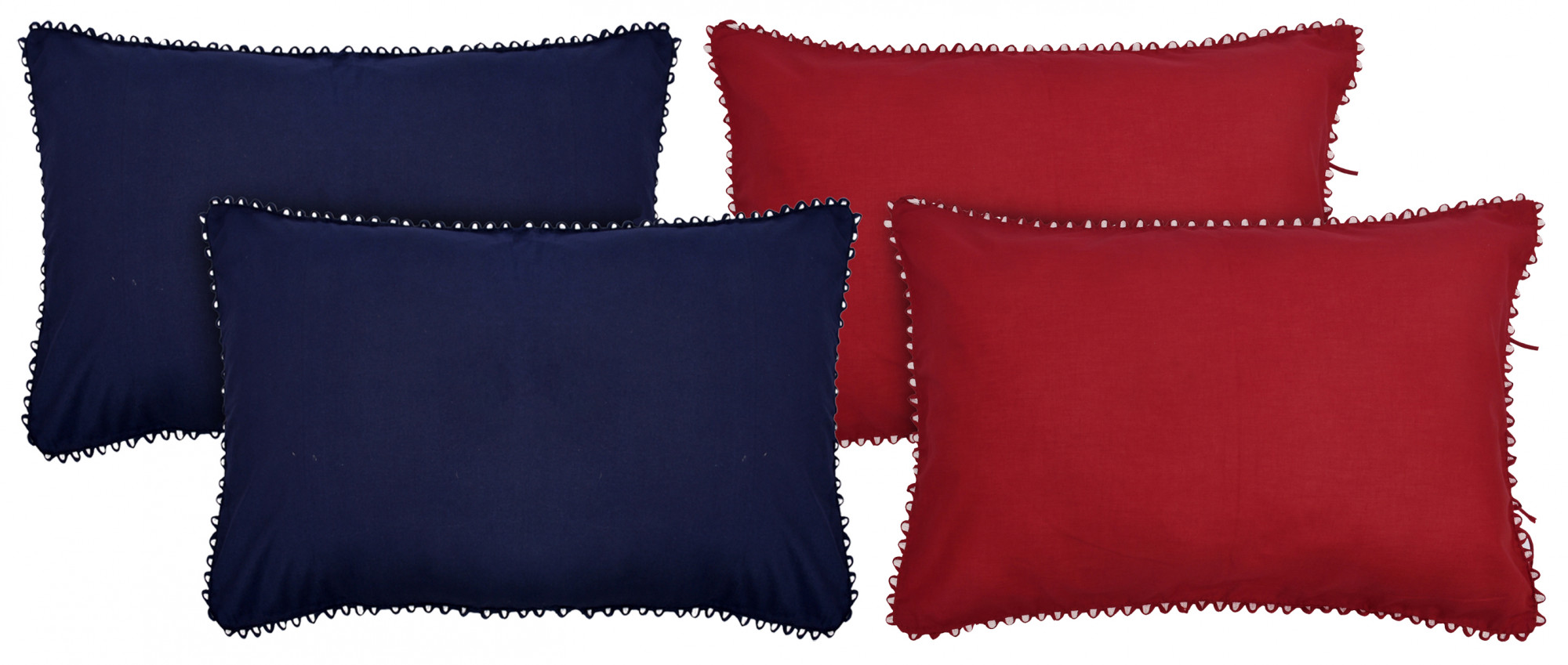 Kuber Industries 4 Piece Cotton Pillow Cover Set-17