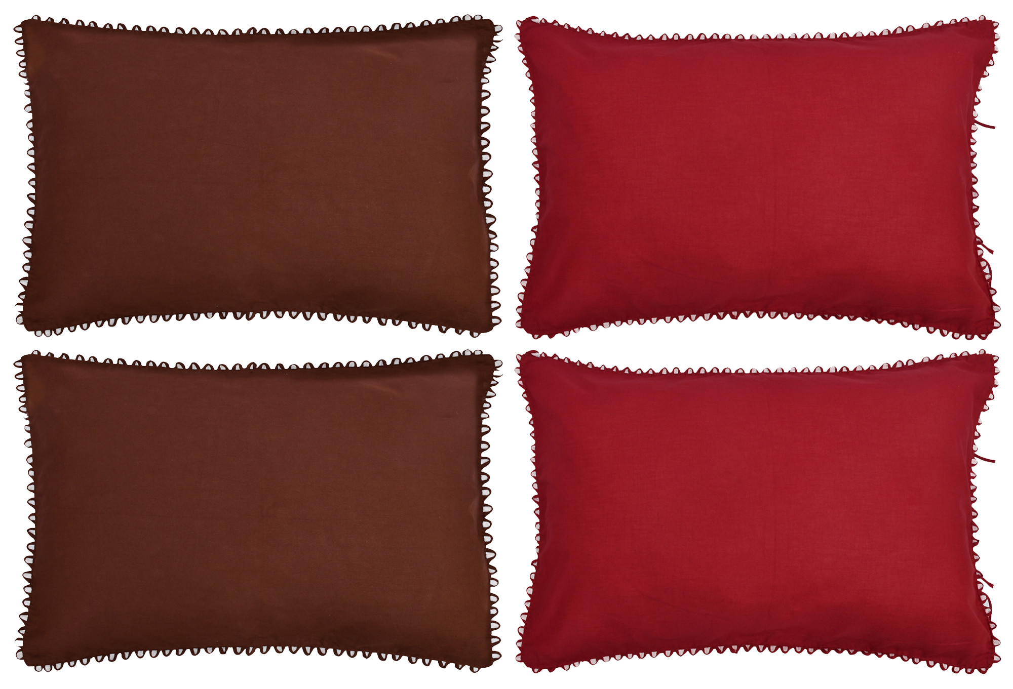 Kuber Industries 4 Piece Cotton Pillow Cover Set-17