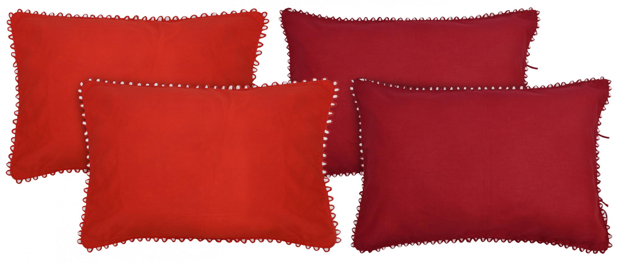 Kuber Industries 4 Piece Cotton Pillow Cover Set-17