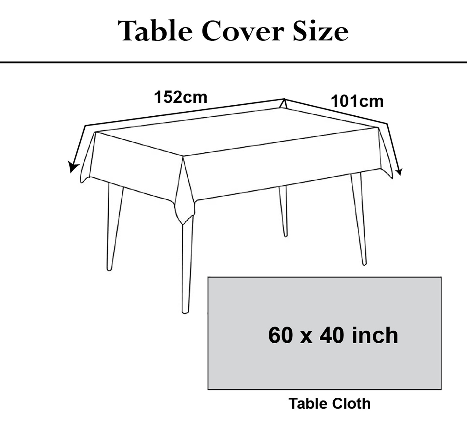Kuber Industries Artcam Design Cotton 4 Seater Center Table Cover 60
