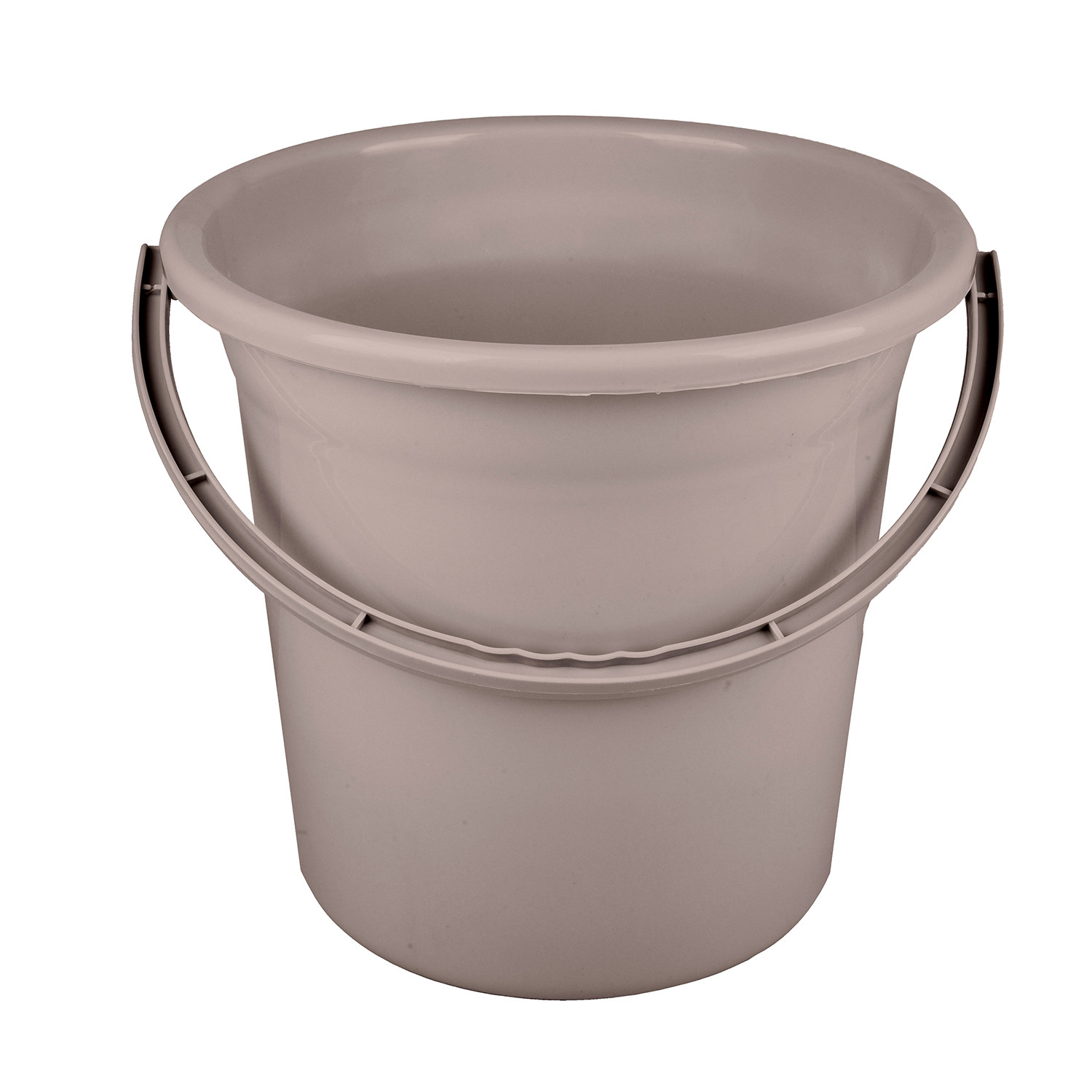Kuber Industries Bucket | Plastic Bucket for Bathroom | Strong Bathroom Bucket | Bucket for Bathing | Water Storage Bucket | Bathroom Bucket | Plain Bucket | 18 LTR | Brown