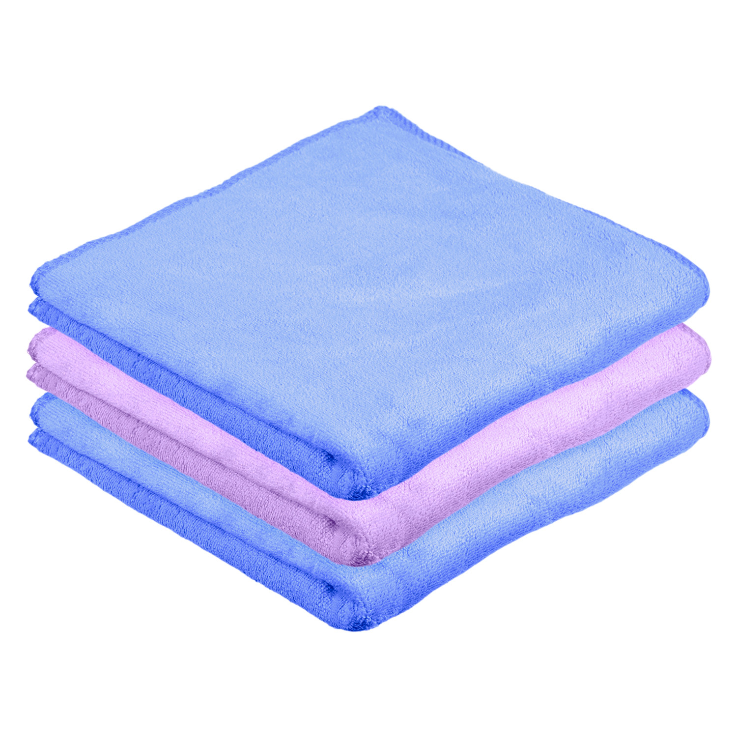 Kuber Industries Cleaning Towel | Reusable Cleaning Cloths for Kitchen | Duster Towel for Home Cleaning | 400 GSM Cleaning Cloth Towel for Car | Bike | 50x70 | Pack of 3 | Multi