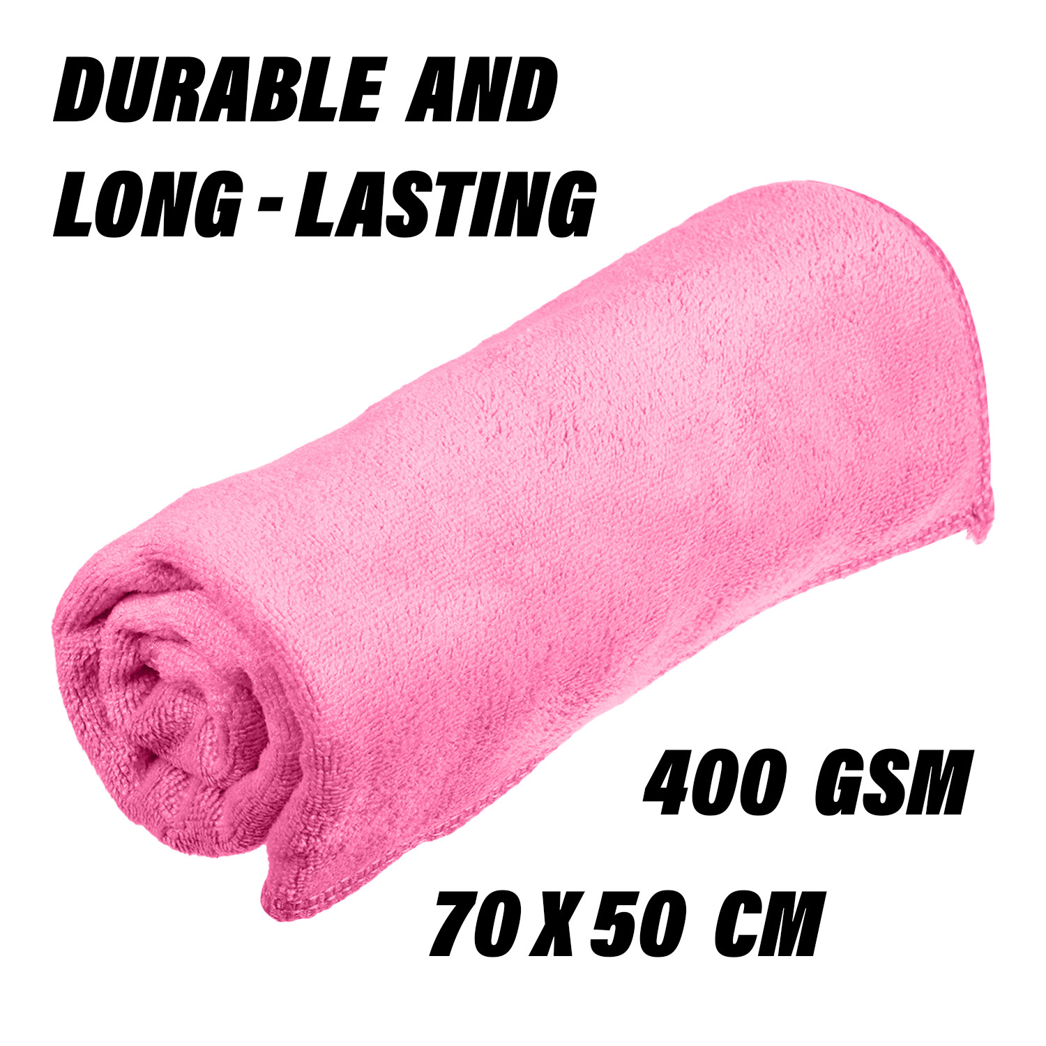 Kuber Industries Cleaning Towel | Reusable Cleaning Cloths for Kitchen | Duster Towel for Home Cleaning | 400 GSM Cleaning Cloth Towel for Car | Bike | 50x70 | Pack of 4 | Multi