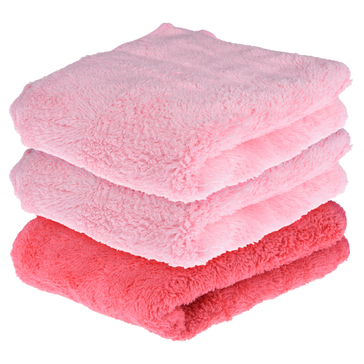 Kuber Industries Cleaning Towel | Reusable Cleaning Cloths for Kitchen | Duster Towel for Home Cleaning | 350 GSM Cleaning Cloth Towel for Car | Bike | 30x60 | Pack of 3 | Multi