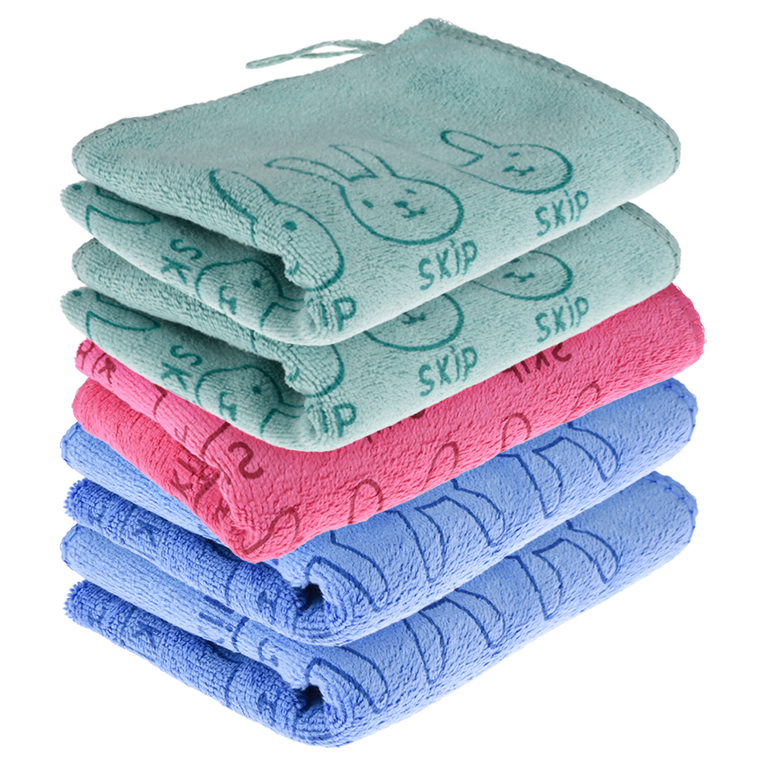 Kuber Industries Cleaning Towel | Reusable Cleaning Towel for Baby | Duster Towel for Home Cleaning | Skip Cleaning Cloth Towel with Hanging Loop | 30x40 | Pack of 5 | Multi