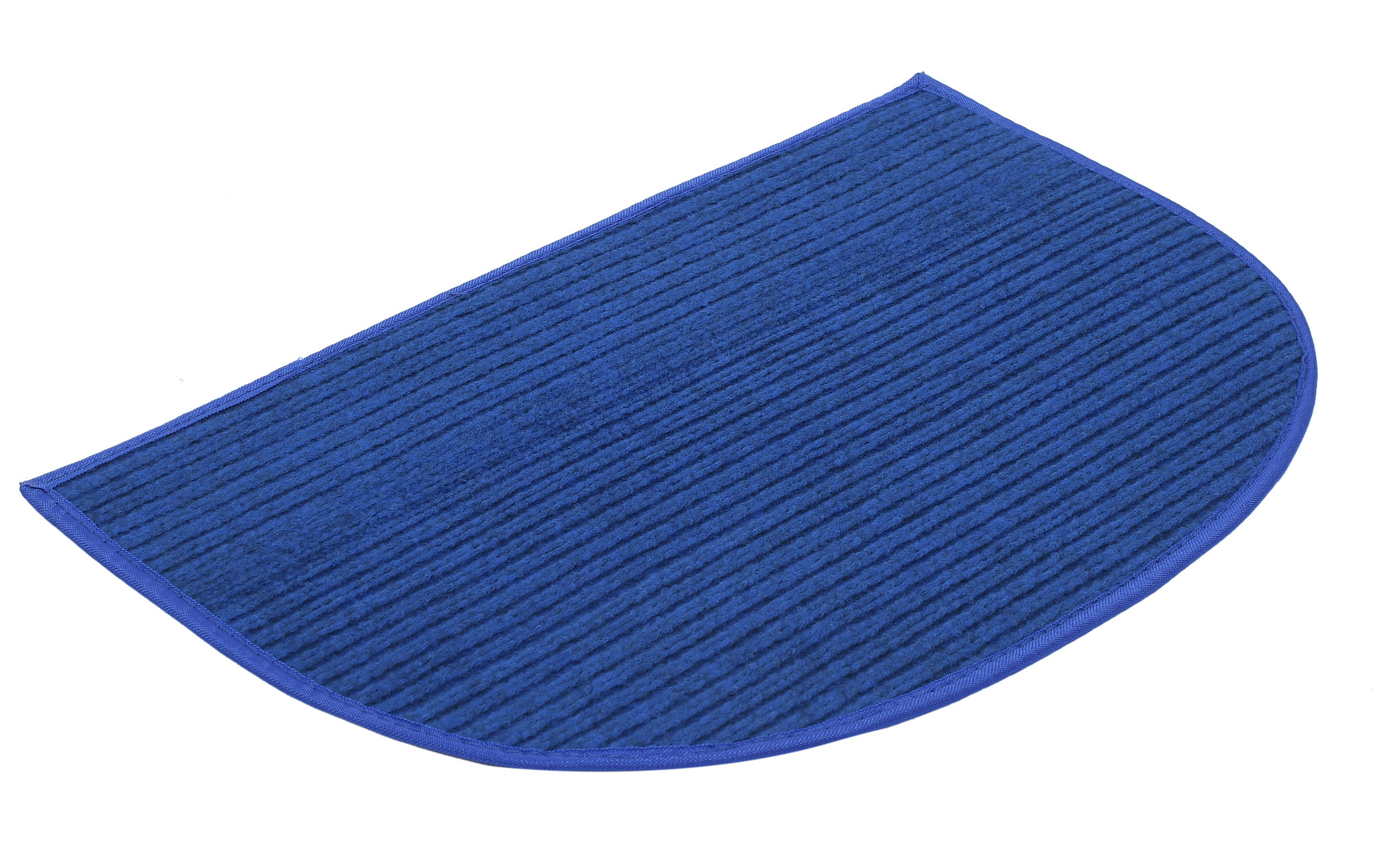 Kuber Industries D-Shape Microfiber Anti Slip 2 Pieces Door Mat (14'' x 23'',Green & Blue)-KUBMRT12204