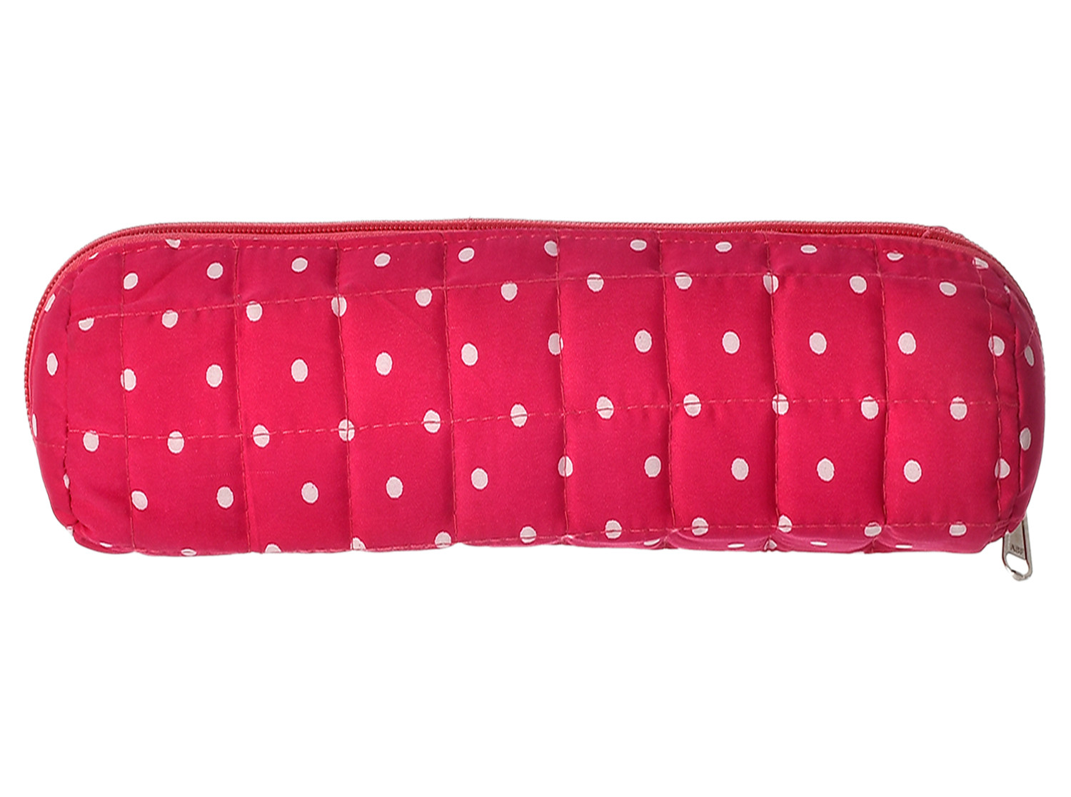 Kuber Industries Dot Printed Single Rod Cotton Bangle/Watch/Bracelet Organizer (Pink)