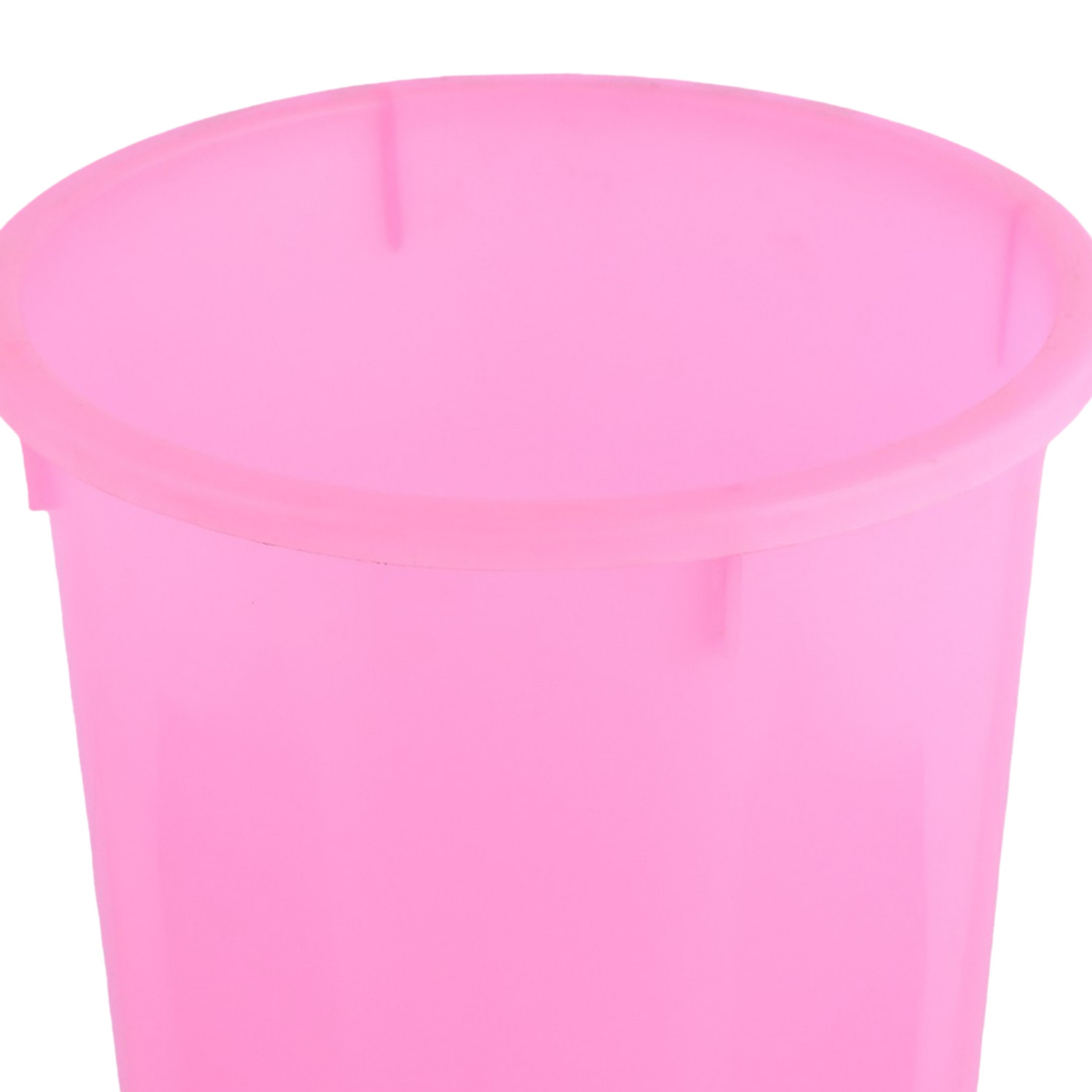 Kuber Industries Dustbin | Open Dustbin | Plastic Garbage Dustbin | Dustbin for Kitchen | Dustbin for Bathroom | Office Dustbin | Plain Sada Dustbin | 5 LTR | Pack of 3 | Multi