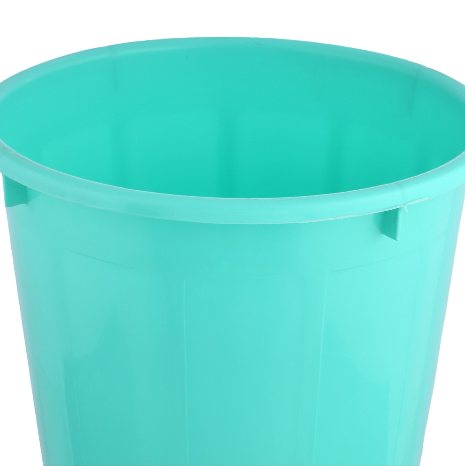 Kuber Industries Dustbin | Open Dustbin | Plastic Garbage Dustbin | Dustbin for Kitchen | Dustbin for Bathroom | Office Dustbin | Plain Sada Dustbin | 7 LTR | Green