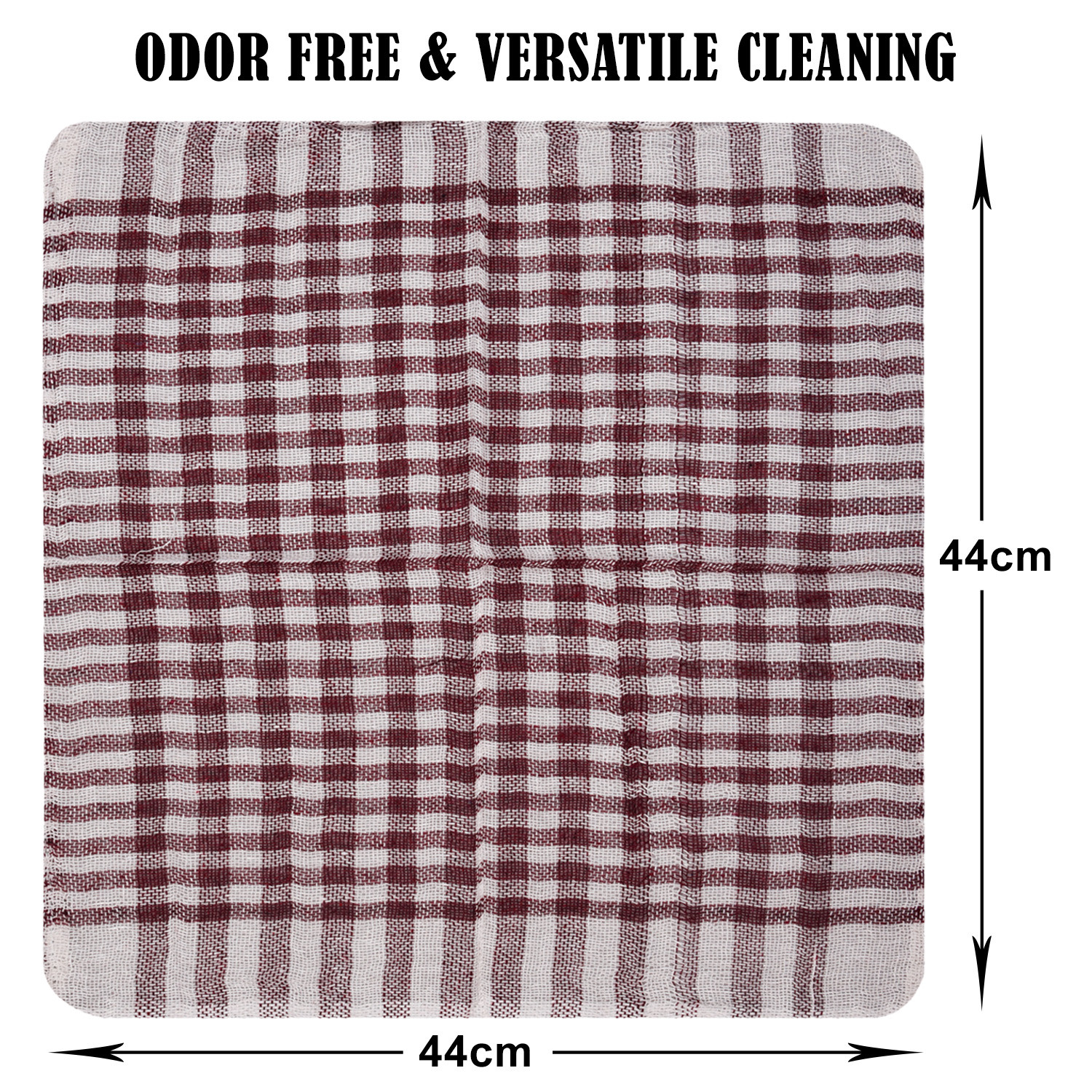 Kuber Industries Duster | Wet Dry Cleaning Napkin | Cotton Kitchen Duster | 300 GSM Kitchen Cleaning Clothes | Pocha For Kitchen | Car | Desk | Fan | 101 | Maroon