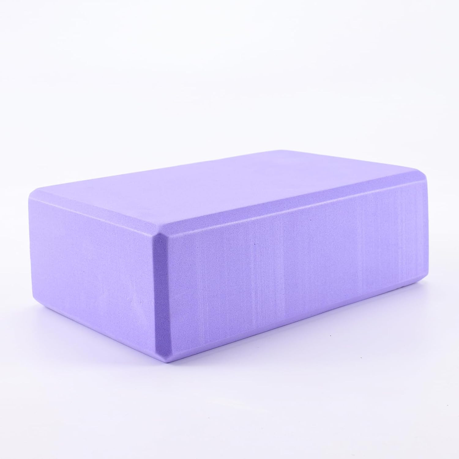 Kuber Industries High-Density Yoga Block|Lightweight & Portable Yoga Brick|Improve Strength & Flexibility (Light Purple)