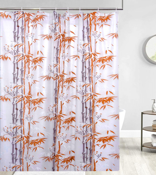 C.IOPMNU 12pcs Orange Shower Curtain Hooks,Decoration Shower