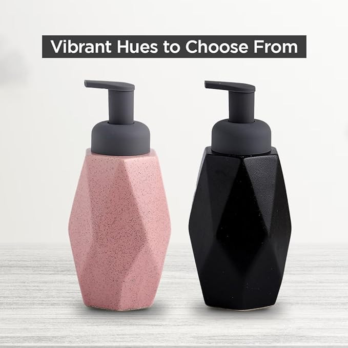 Kuber Industries Liquid Soap Dispenser | Handwash Soap Dispenser | Soap Dispenser for Wash Basin | Shampoo Dispenser Bottle | Bathroom Dispenser Bottle | JY00014 | 400 ml | Pink