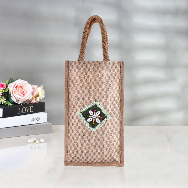 Plain Jute Lunch Bag, Size: 11*10 Inch(l*w) at Rs 120/piece in Warangal |  ID: 20139231688