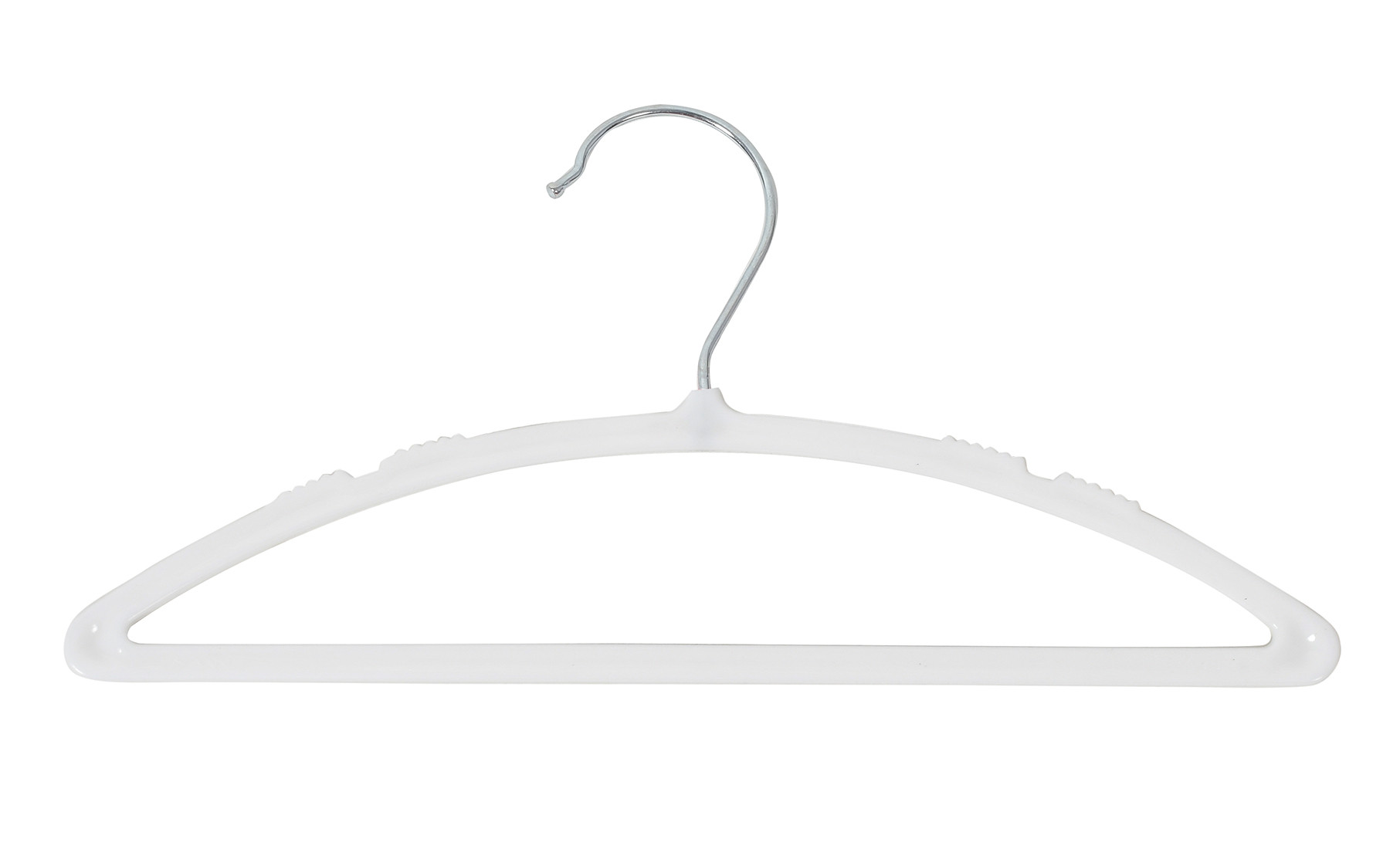 Kuber Industries Non-Slip, Space Saving Plastic Closet Baby Hanger For Laundry & Everyday Use (White)-HS43KUBMART25711