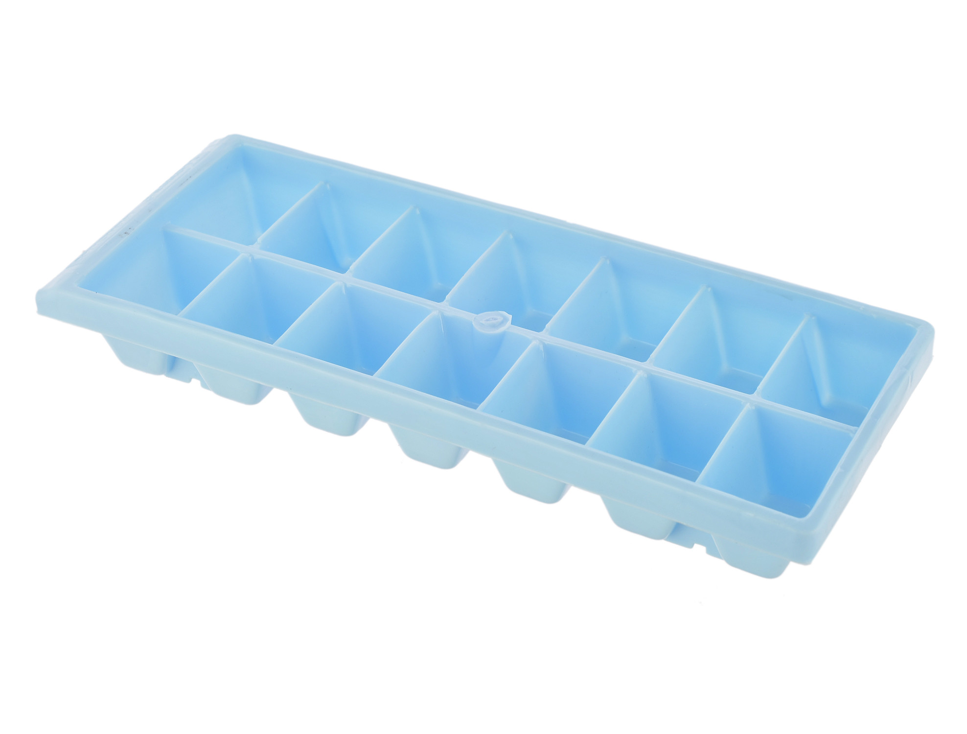 Kuber Industries Plastic Ice Cube Tray Set With 14 Section-(Green & Blue)-HS43KUBMART25789