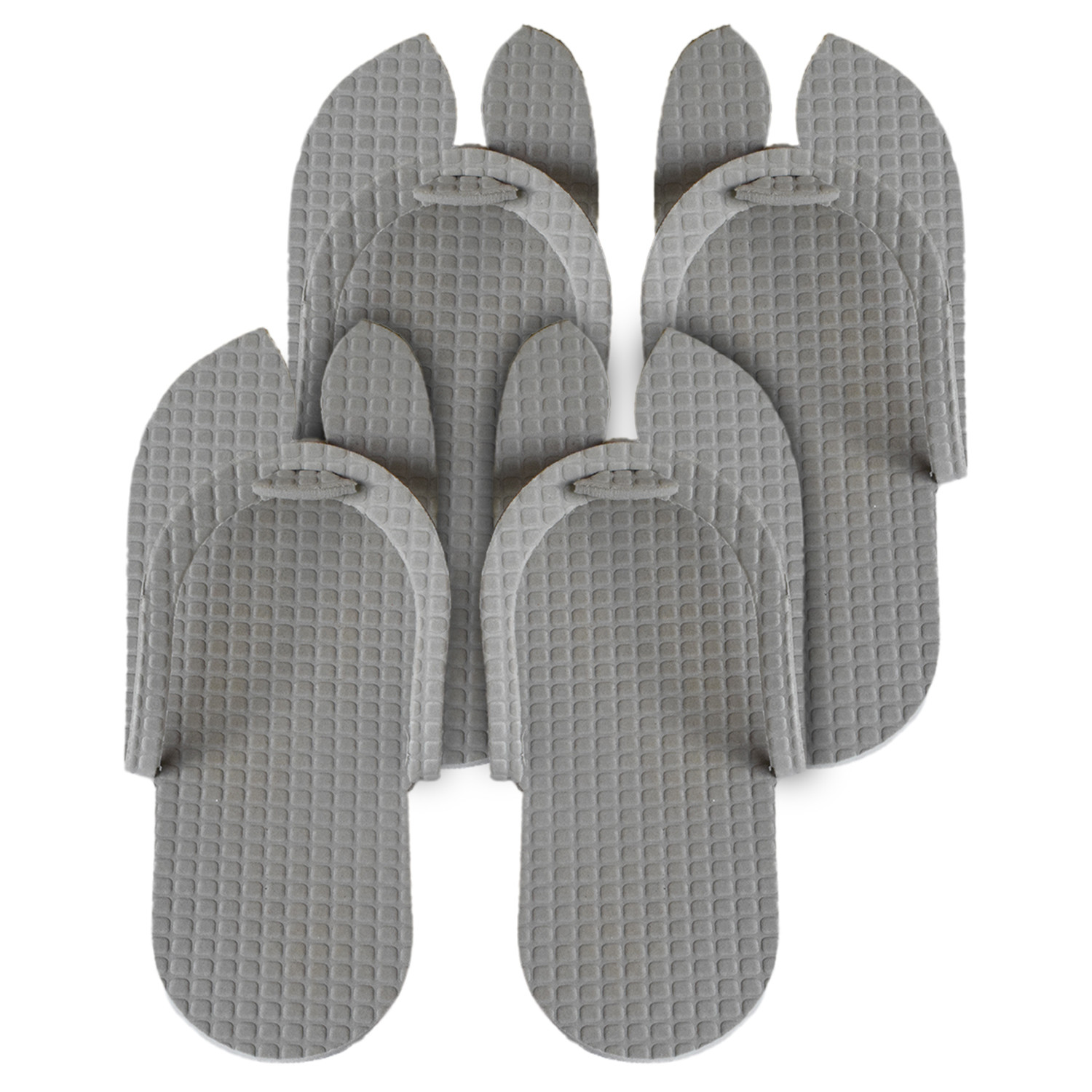 Kuber Industries Rubber Bathroom Slipper For Men & Women (Grey) 54KM4200