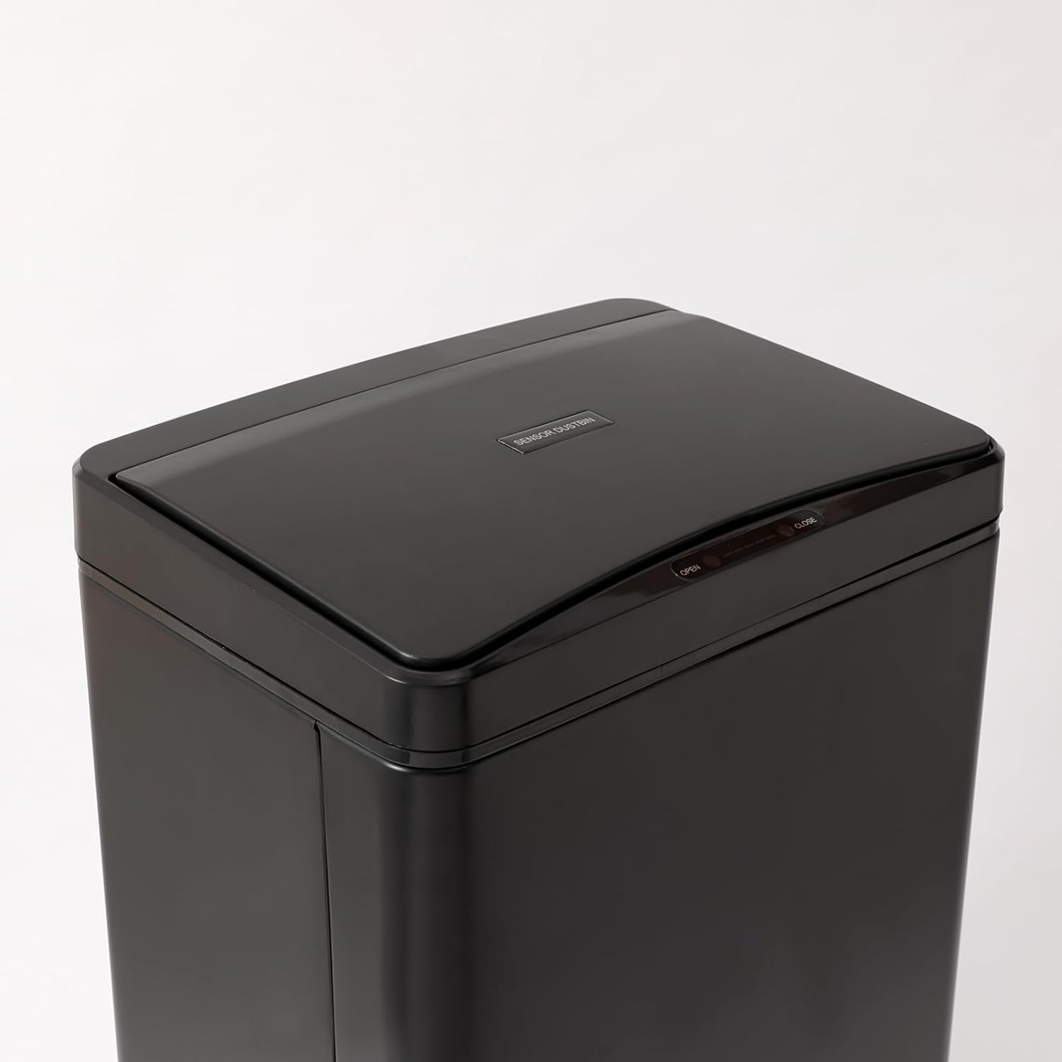 Kuber Industries Sensor Dustbin | Rectangular Big Sensor Dustbin | Touchless Trash Can | Smart Dustbin for Bedroom-Office-Living Room | Automatic Garbage Can | HN-ZS02-BLK-42L | Black