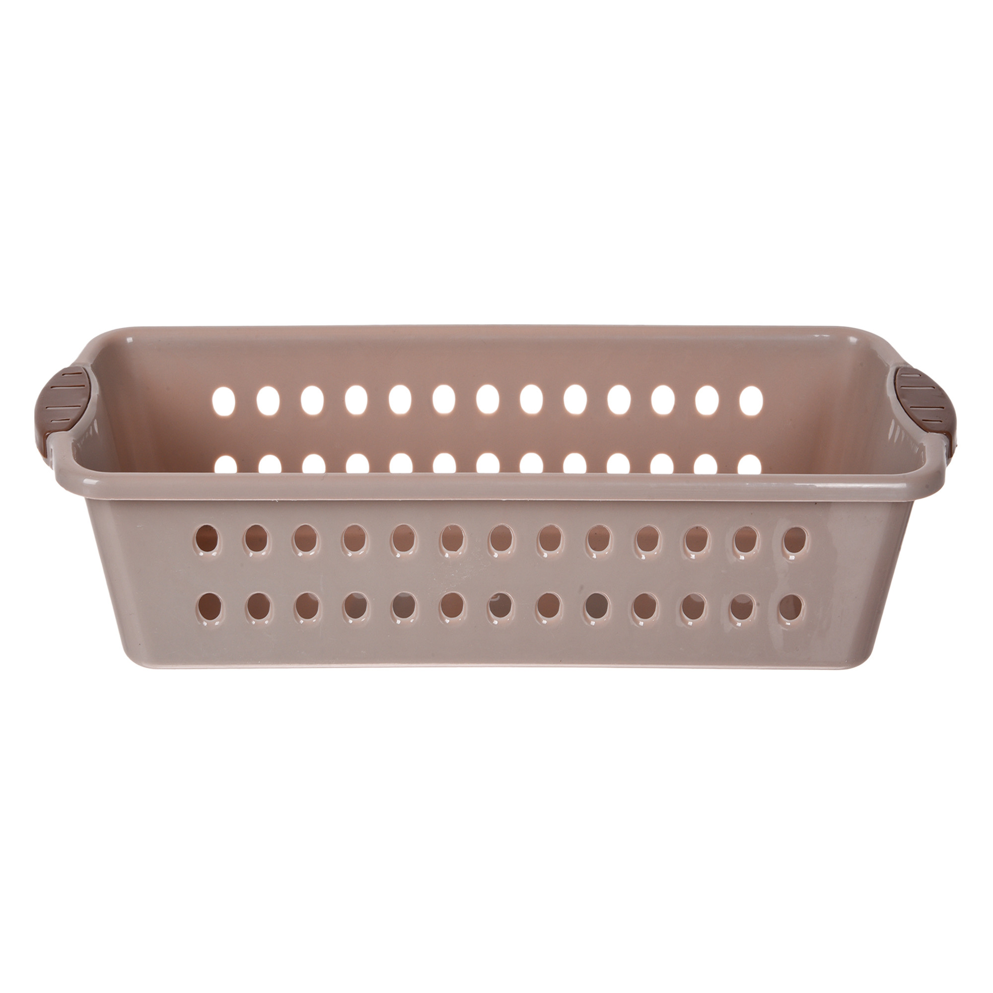 Kuber Industries Storage Basket | Storage Organizer for Kitchen-Refrigerator-Vegetables-Stationery | Multipurpose Cabinet Shelf Rack | Storage Box for Kitchen | JAWA-2 | Medium | Peach