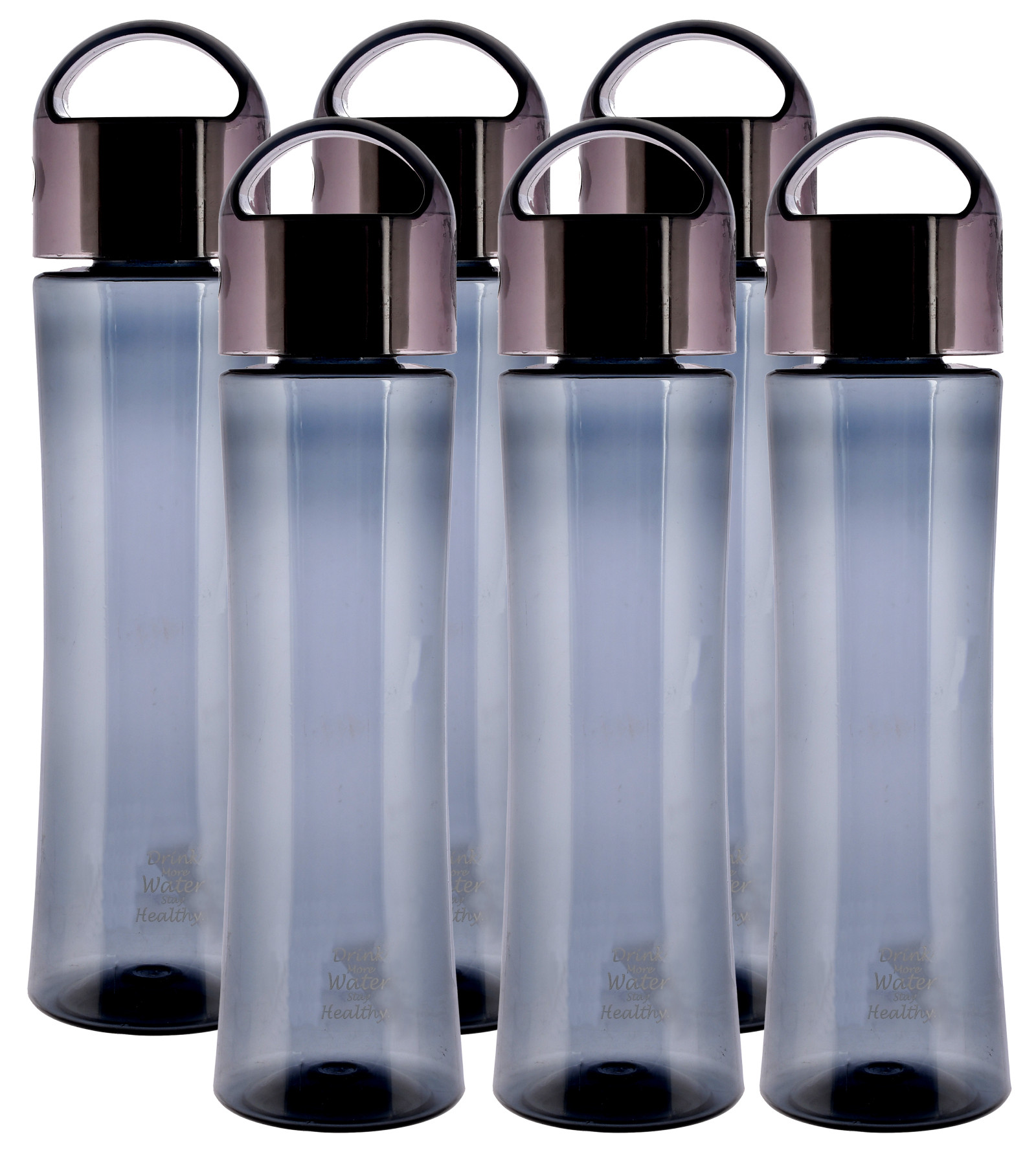 Kuber Industries Unbreakable BPA & Leak Free Plastic Water Bottle-1 Litre,(Grey)